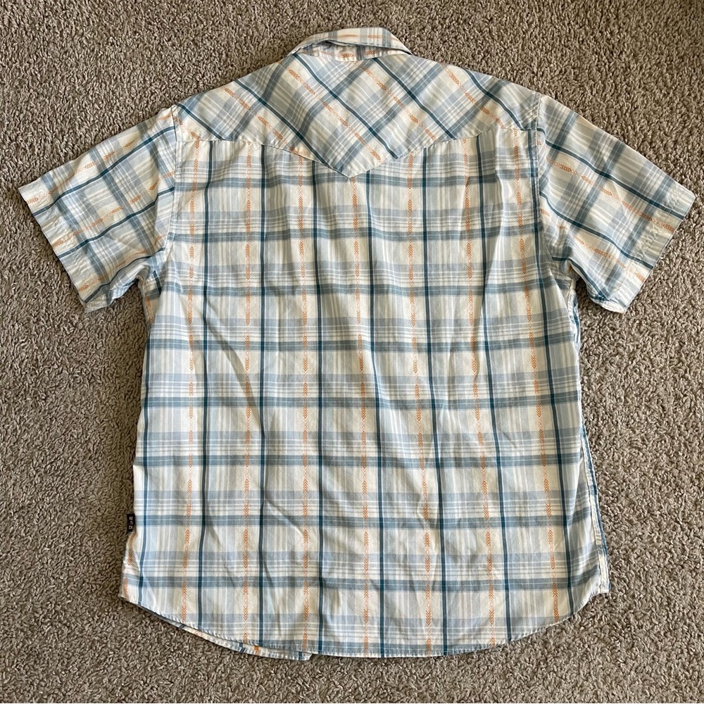 Howler Bros Plaided Button Down Short Sleeve West… - image 6